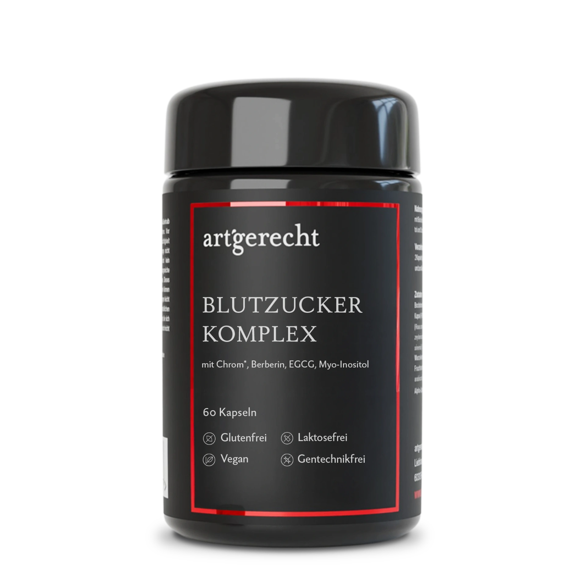 Blutzucker Komplex Packshot mit Kapseln